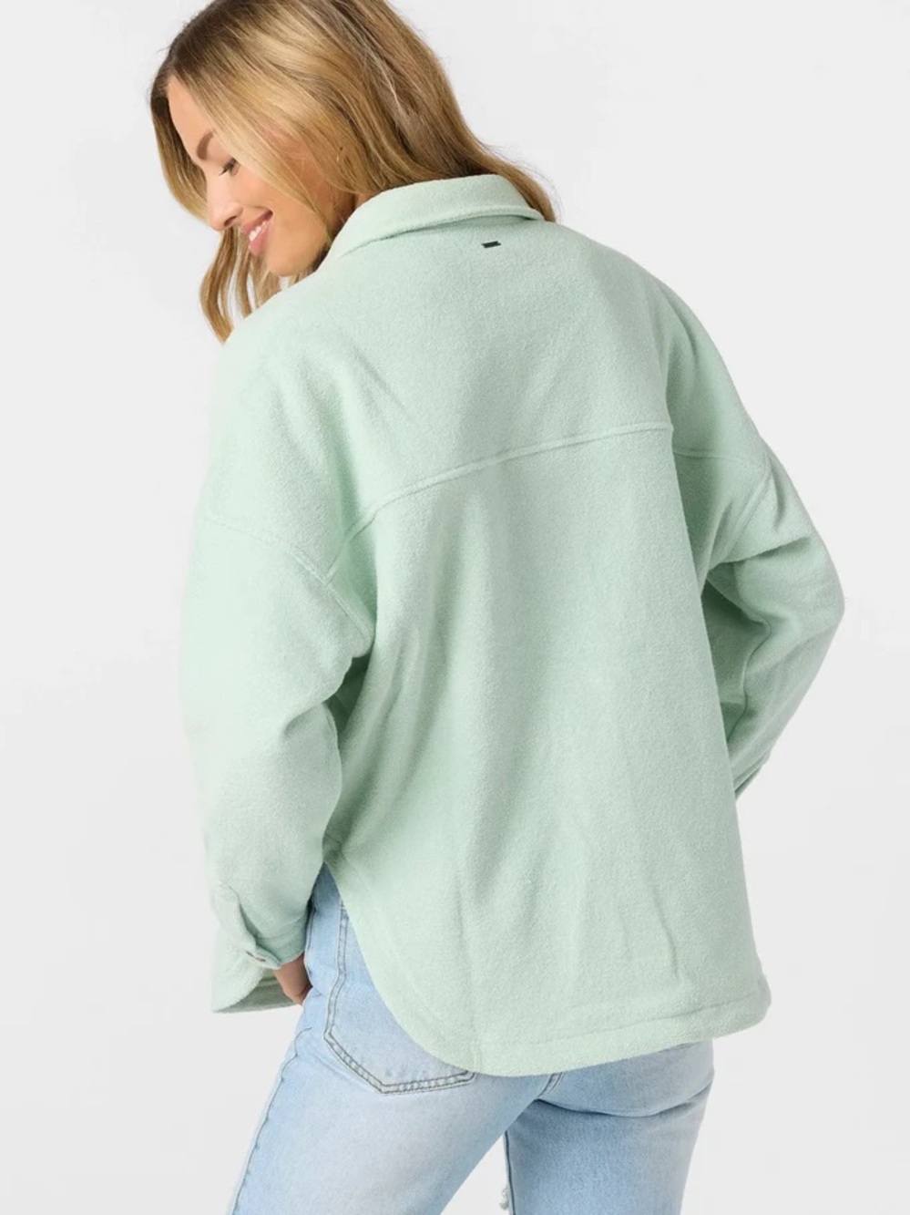 NWT O’Neill Wavelength Fleece Women's Shacket Jacket - Size Large - Picture 3 of 7